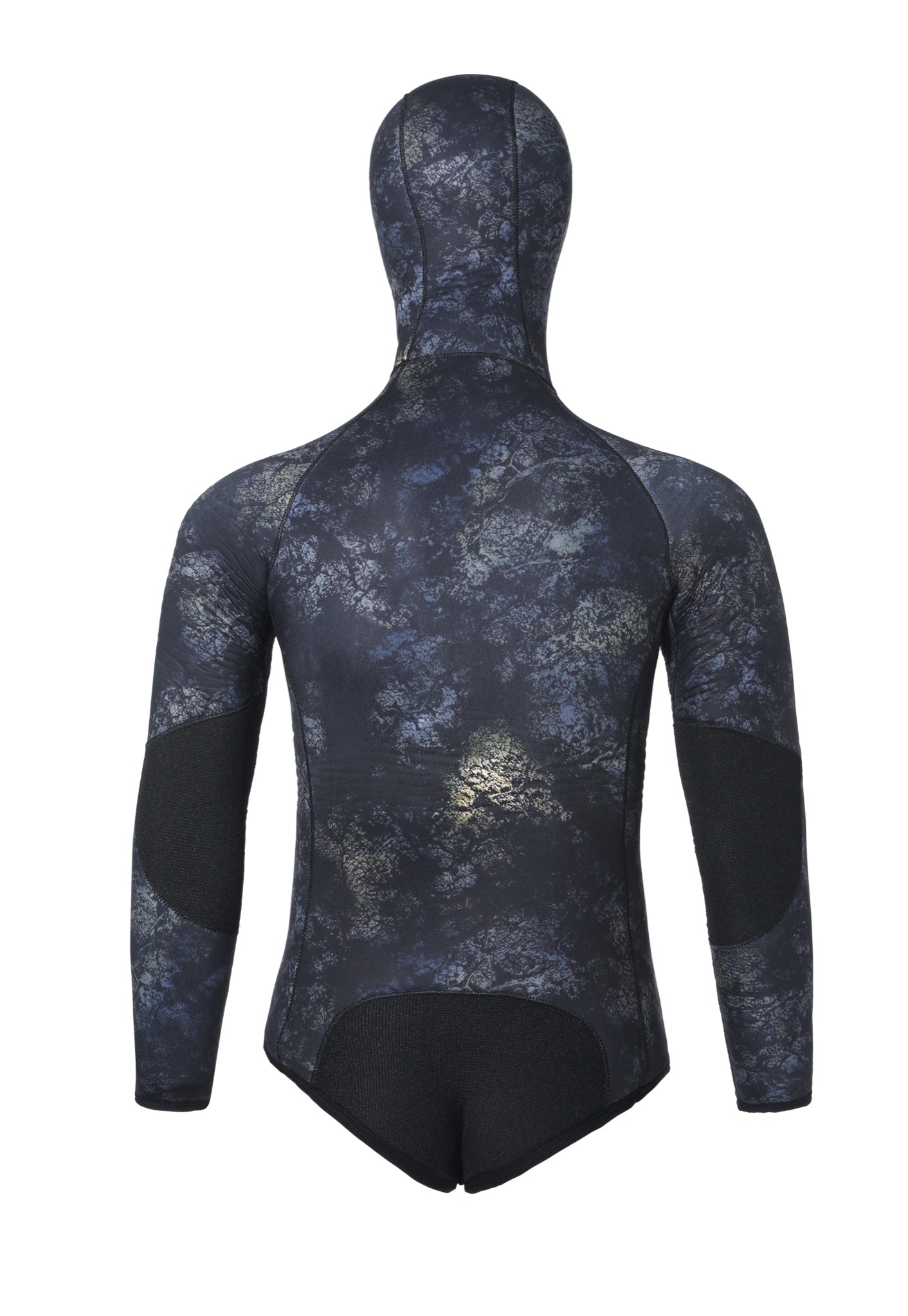 OUZO 7mm Camo Neoprene Two-Piece Wetsuit Set - Cold Water Spearfishing Diving Suit - image 3