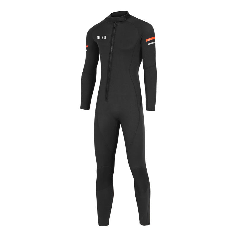 OUZO 1,5 mm Herren Neopren-Einteiler Wetsuit - Ganzkörper-Thermo-Tauchanzug