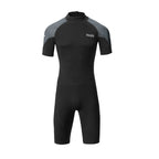 OUZO 1,5mm Herren Neopren Shorty-Tauchanzug - Kurzärmeliger Thermal-Tauchanzug