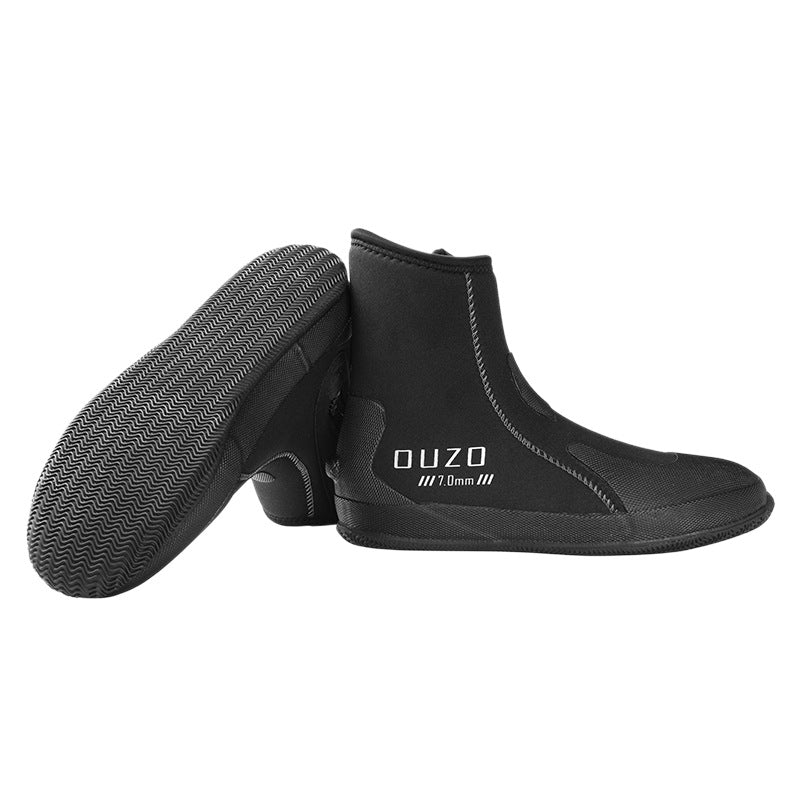 OUZO 7mm Neopren-Tauchstiefel - Rutschfeste Wasserstiefel