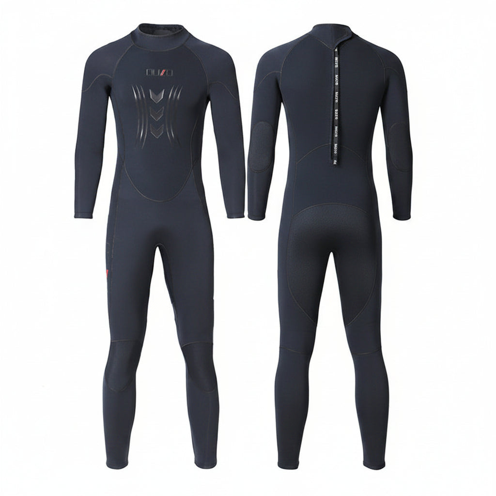 OUZO 3mm Neopren-Surfanzug für Herren - Ganzkörper-Thermo-Neoprenanzug