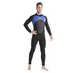 OUZO 3mm Neopren-Einteiler für Herren - Thermo-Tauchanzug mit Ganzkörperbedeckung