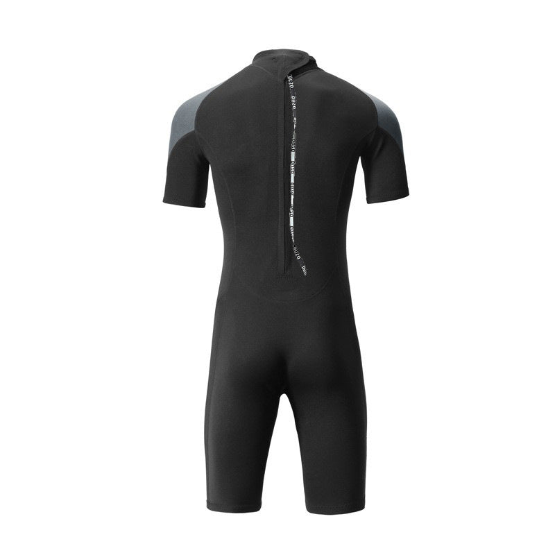 OUZO 1,5mm Herren Neopren Shorty-Tauchanzug - Kurzärmeliger Thermal-Tauchanzug