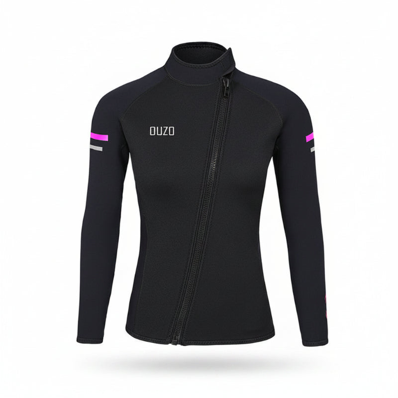 OUZO 1.5mm Unisex Neopren-Zweiteiler-Tauchanzug-Set - Thermischer Tauchanzug