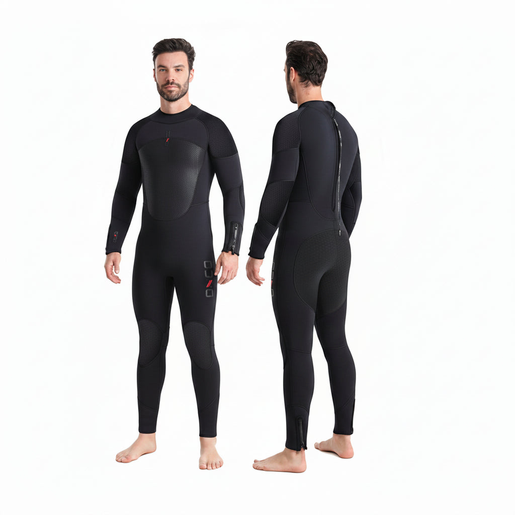 OUZO 7mm Neopren Surfanzug - Ganzkörper Thermo-Neoprenanzug