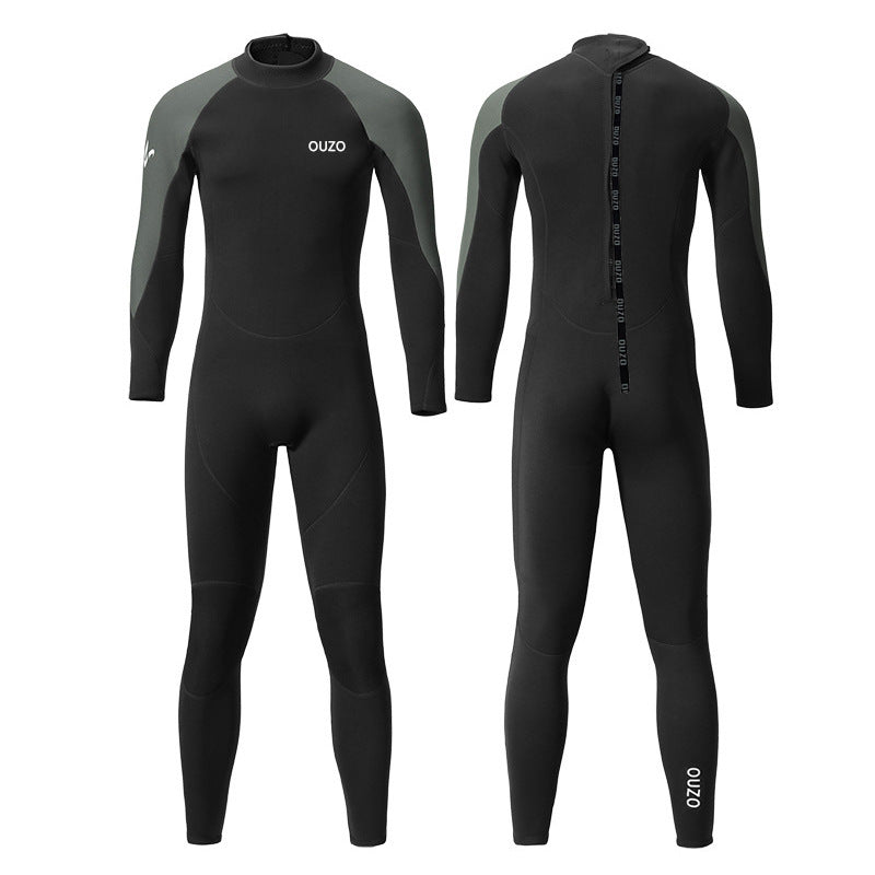 OUZO 1,5mm Herren Neopren-Einteiler - Thermischer Ganzkörper-Tauchanzug