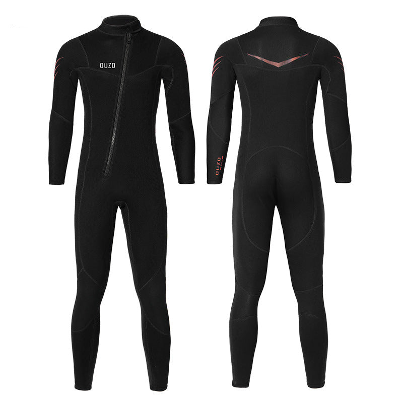 OUZO 3mm Neopren-Einteiler Herren - Ganzkörper-Thermo-Tauchanzug Zweitbild