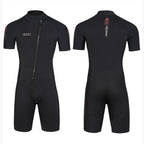 OUZO 3mm Neopren Shorty Herren - Kurzarm Thermo Tauchanzug