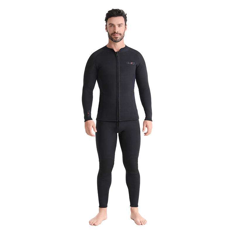 OUZO 3mm Neopren Herren zweiteiliger Tauchanzug Set - Thermischer Tauchanzug Hauptbild