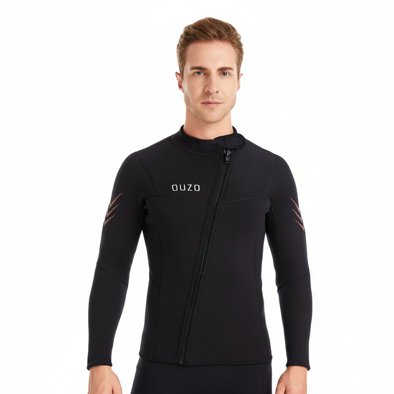 OUZO 3 mm Neopren-Zweiteiler Unisex Neoprenanzug Set - Thermo Taucheranzug Hauptbild