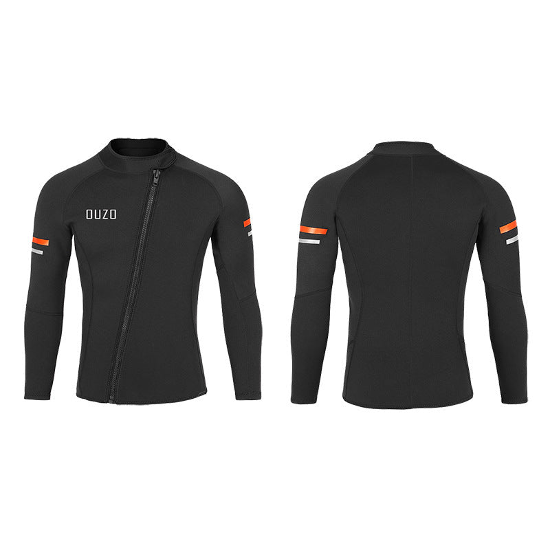 OUZO 1.5mm Unisex Neopren-Zweiteiler-Tauchanzug-Set - Thermischer Tauchanzug