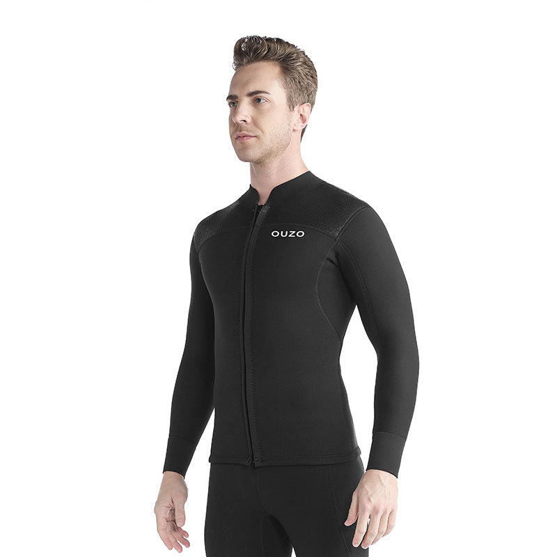 OUZO 3mm Neopren Herren zweiteiliger Tauchanzug - Thermo-Taucheranzug