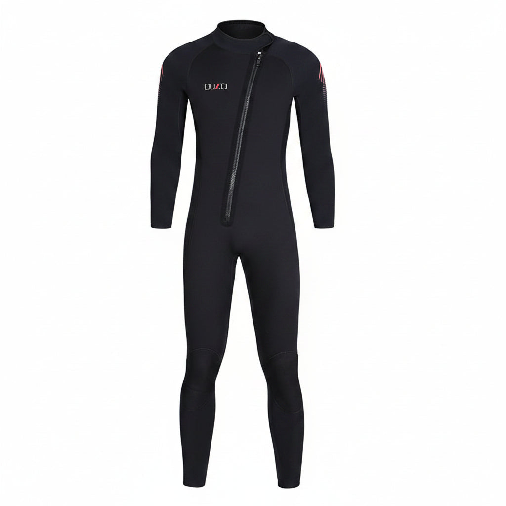 OUZO 5mm Unisex Neopren Einteiler-Neoprenanzug – Thermischer Ganzkörper-Tauchanzug