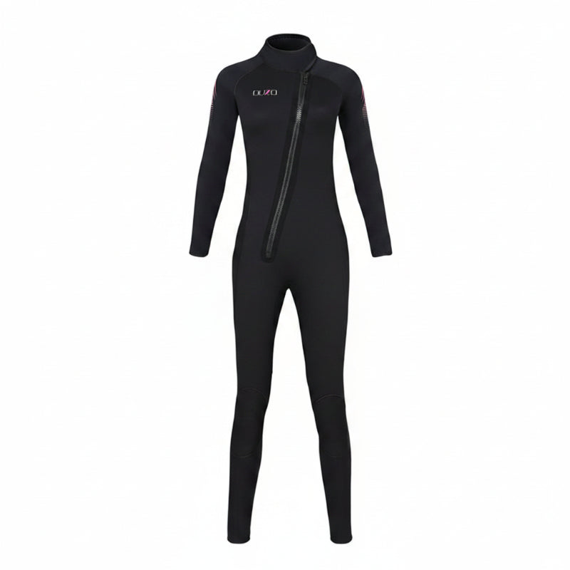 OUZO 5mm Unisex Neopren Einteiler-Neoprenanzug – Thermischer Ganzkörper-Tauchanzug