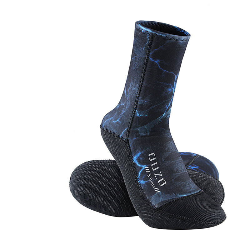 OUZO 5mm Neopren Tauchsocken – Rutschfeste Thermalsocken