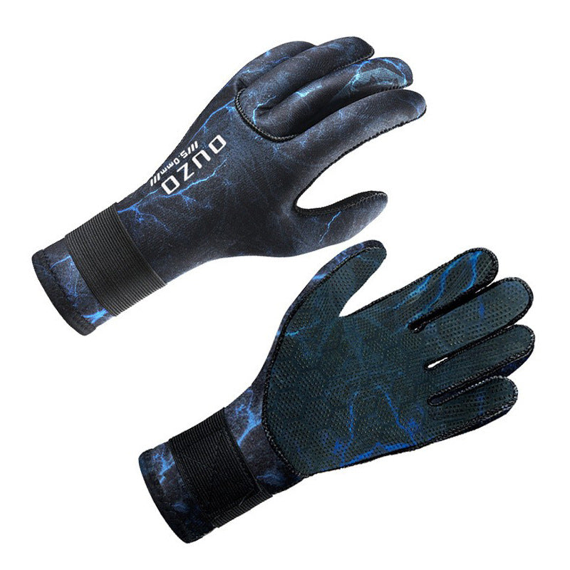 OUZO 5mm Neopren Tauchhandschuhe - Kaltwasser Thermohandschuhe