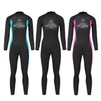 OUZO 3mm Damen Neopren-Einteiler Taucheranzug – Thermo-Ganzkörper-Tauchanzug