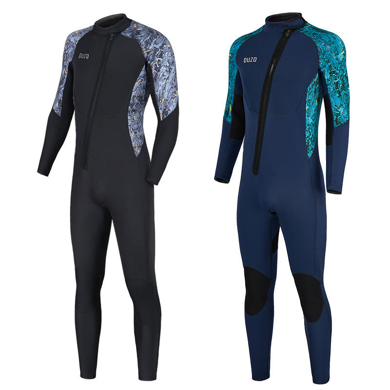 OUZO 3mm Neopren Rash Guard - UV-Schutz Schwimmshirt