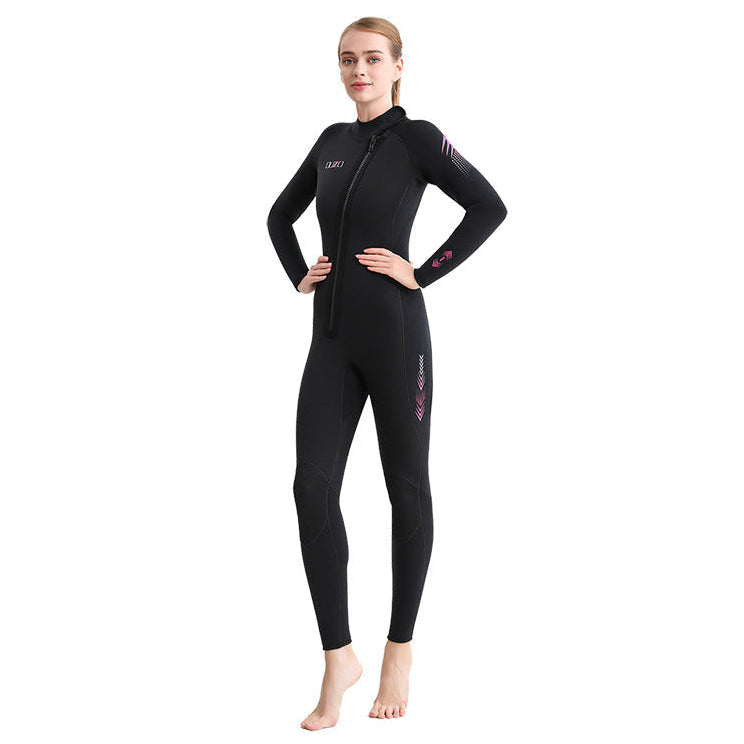 OUZO 5mm Unisex Neopren Einteiler-Neoprenanzug – Thermischer Ganzkörper-Tauchanzug