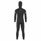 OUZO 1,5 mm Herren Neopren-Einteiler Wetsuit – Kapuzen-Ganzkörper-Thermo-Tauchanzug