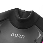 OUZO 3mm Damen Neopren-Einteiler Taucheranzug – Thermo-Ganzkörper-Tauchanzug