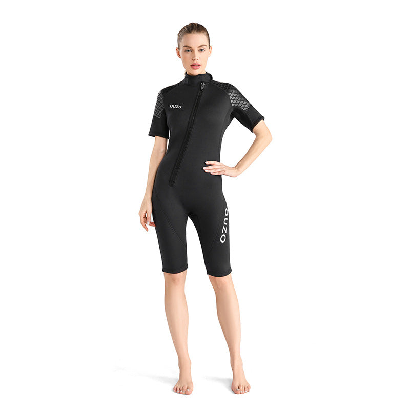 OUZO 3mm Neopren Rash Guard für Damen – UV-Schutz Schwimmshirt