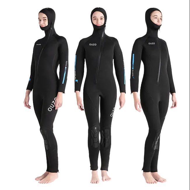 OUZO 5mm Neopren Rashguard für Damen – UV-Schutz Schwimmshirt