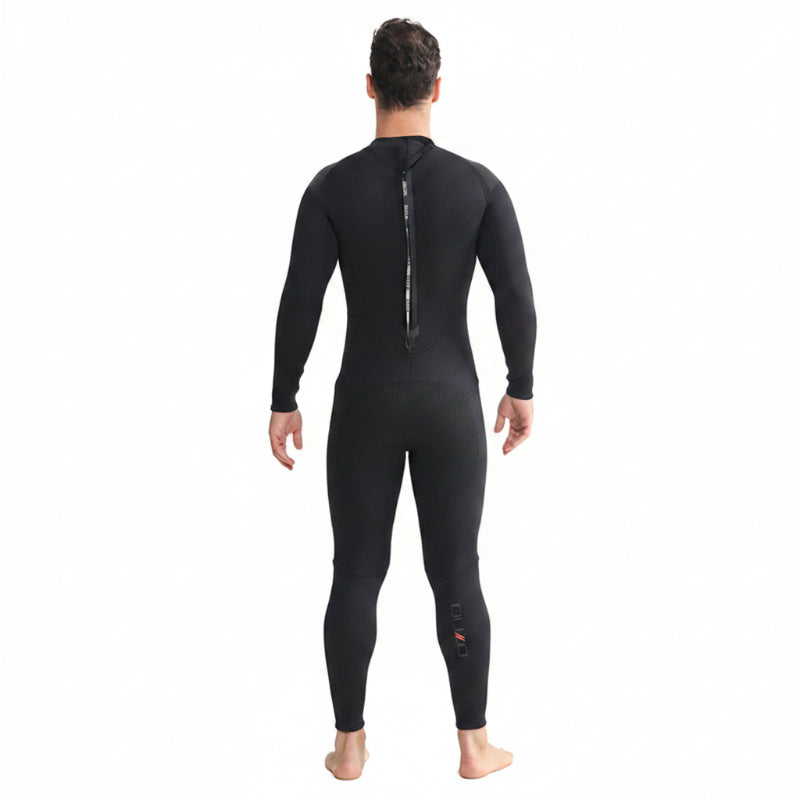 OUZO 3mm Unisex Neopren Einteiler-Neoprenanzug - Ganzkörper-Thermo-Tauchanzug