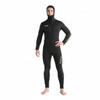 OUZO 5mm Neopren-Einteiler für Herren – Kapuzen-Ganzkörper-Thermo-Tauchanzug