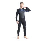 OUZO 3mm Neopren-Einteiler für Herren - Thermo-Tauchanzug mit Ganzkörperbedeckung