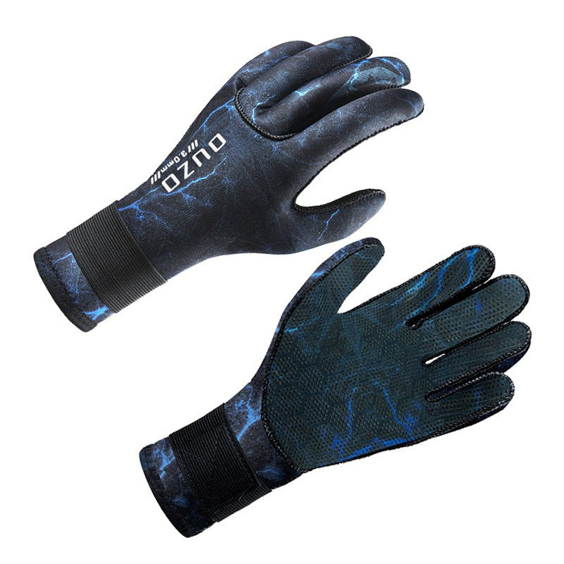OUZO 3mm Neopren Tauchhandschuhe – Thermo-Handschuhe für kaltes Wasser Zweitbild