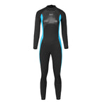 OUZO 3mm Damen Neopren-Einteiler Taucheranzug – Thermo-Ganzkörper-Tauchanzug