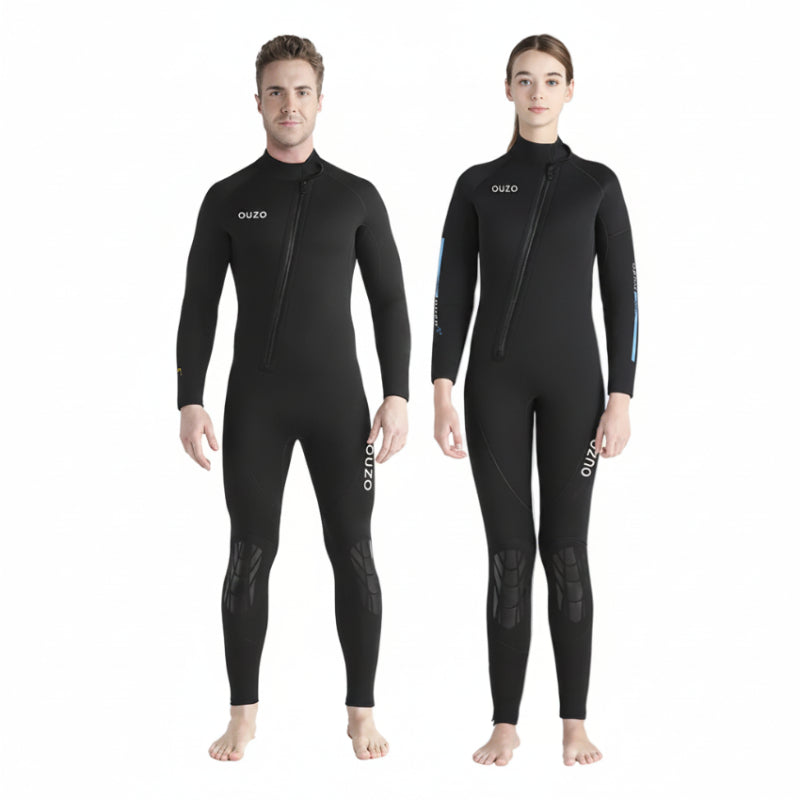 OUZO 5mm Neopren-Einteiler für Herren – Thermo-Tauchanzug für den ganzen Körper