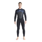 OUZO 3mm Neopren-Einteiler für Herren - Thermo-Tauchanzug mit Ganzkörperbedeckung