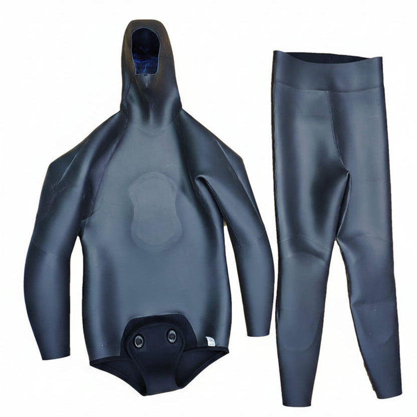 OUZO 3.5mm Herren Neopren-Speerfischer-Anzug-Set – Kaltwasser-Taucheranzug