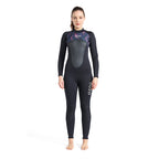 OUZO 3mm Neopren Rash Guard für Damen - UV-Schutz Schwimmshirt