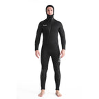 OUZO 5mm Neopren-Einteiler für Herren – Kapuzen-Ganzkörper-Thermo-Tauchanzug