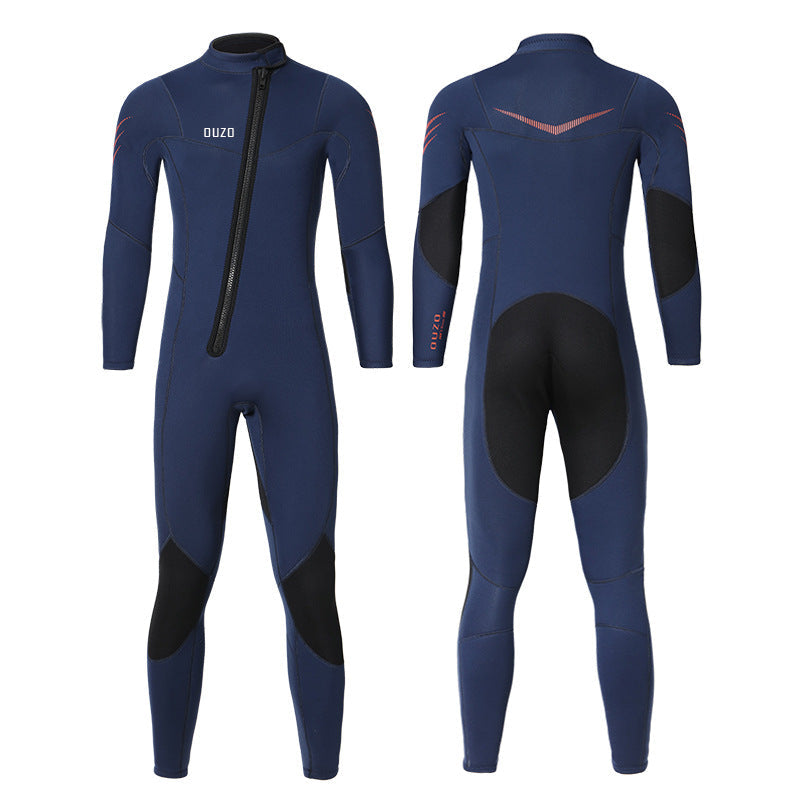 OUZO 3mm Neopren-Einteiler Herren - Ganzkörper-Thermo-Tauchanzug