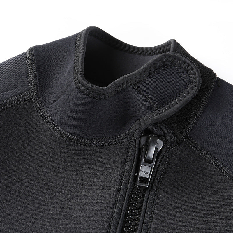 OUZO 3mm Neopren Shorty Herren - Kurzarm Thermo Tauchanzug