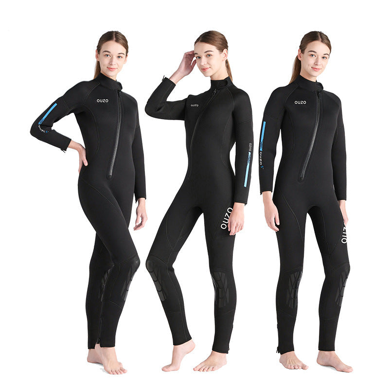 OUZO 5mm Neopren-Einteiler für Herren – Thermo-Tauchanzug für den ganzen Körper
