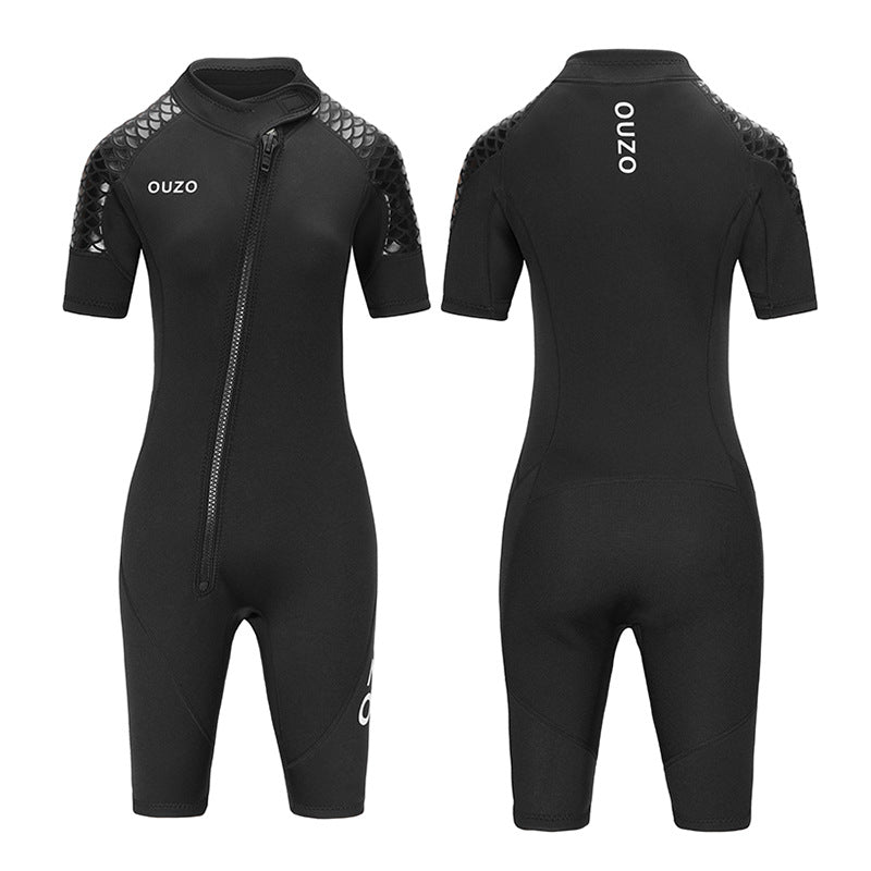 OUZO 3mm Neopren Rash Guard für Damen – UV-Schutz Schwimmshirt