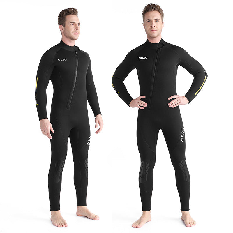 OUZO 5mm Neopren-Einteiler für Herren – Thermo-Tauchanzug für den ganzen Körper