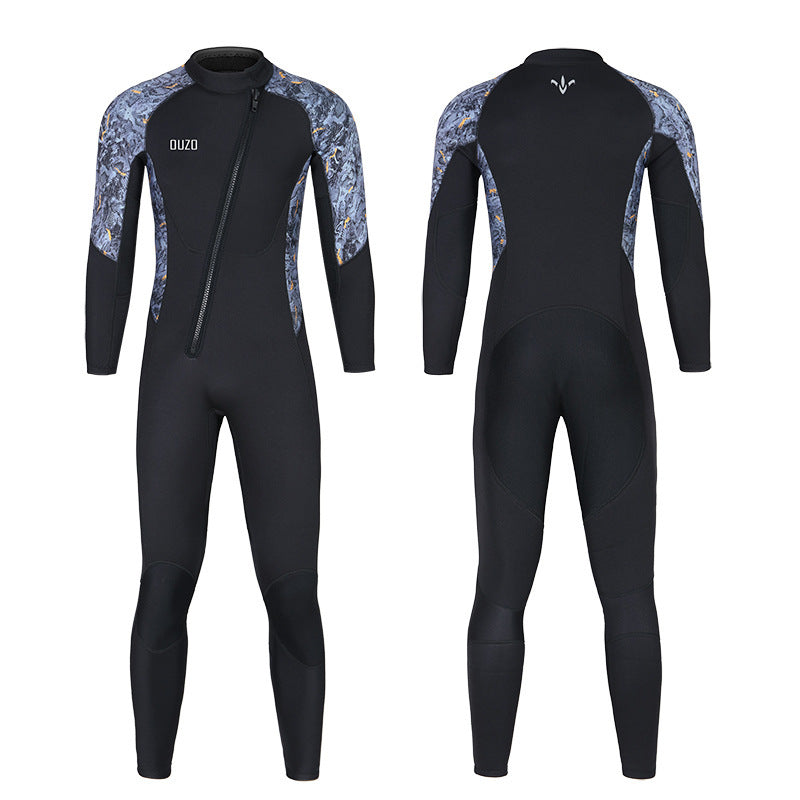 OUZO 3mm Neopren Rash Guard - UV-Schutz Schwimmshirt