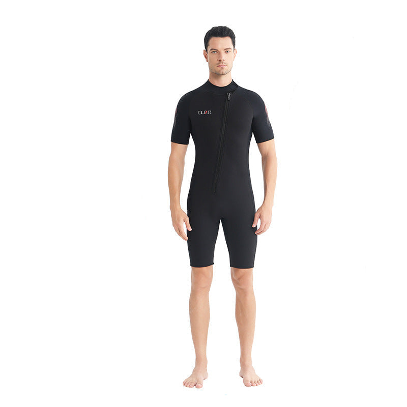 OUZO 3mm Neopren Shorty Herren - Kurzarm Thermo Tauchanzug Hauptbild