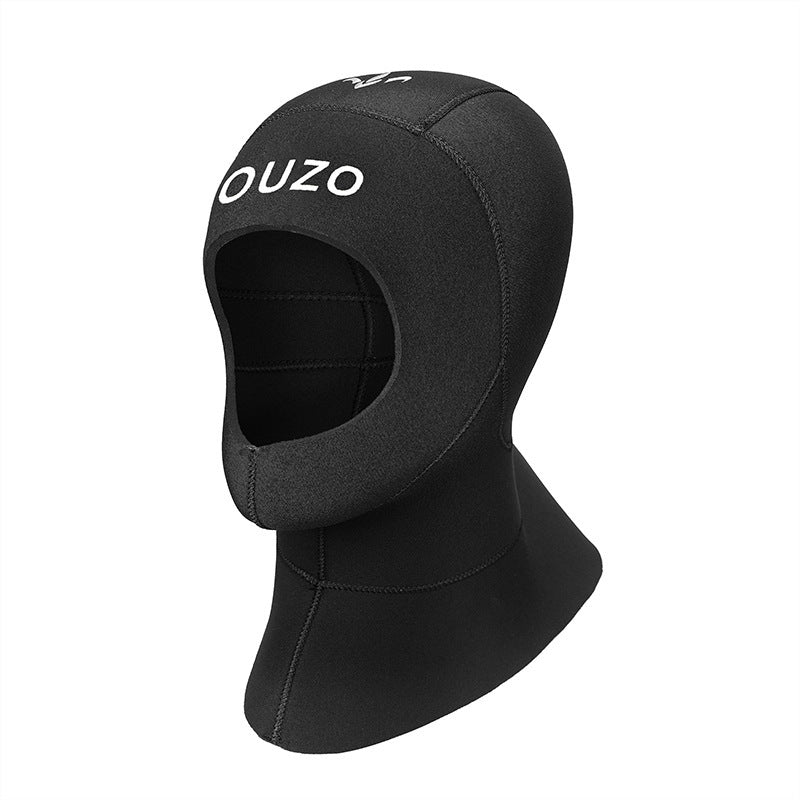 OUZO 5mm Neopren Tauchhaube - Thermische Kaltwasserhaube