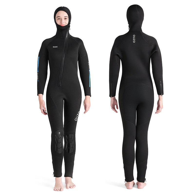 OUZO 5mm Neopren Rashguard für Damen – UV-Schutz Schwimmshirt