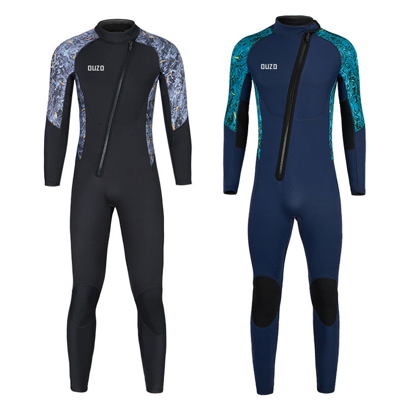 OUZO 3mm Neopren Rash Guard - UV-Schutz Schwimmshirt