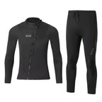 OUZO 3 mm Neopren-Zweiteiler Unisex Neoprenanzug Set - Thermo Taucheranzug