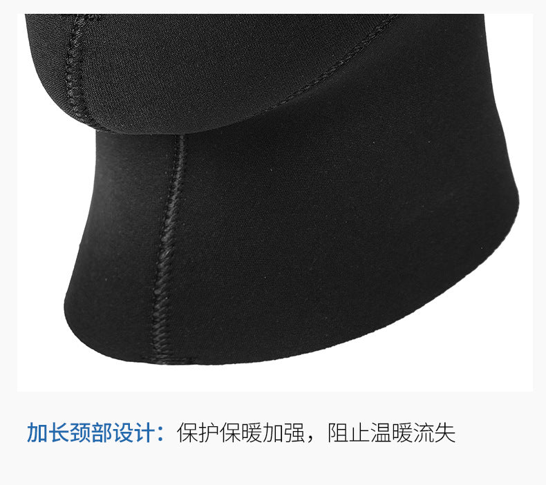 OUZO 3mm Neopren-Taucherhaube - Thermohaube für Kaltwasser