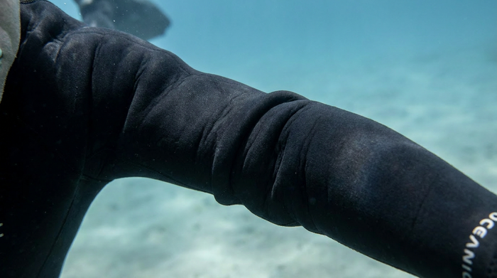OUZO 5mm one-piece wetsuit front view